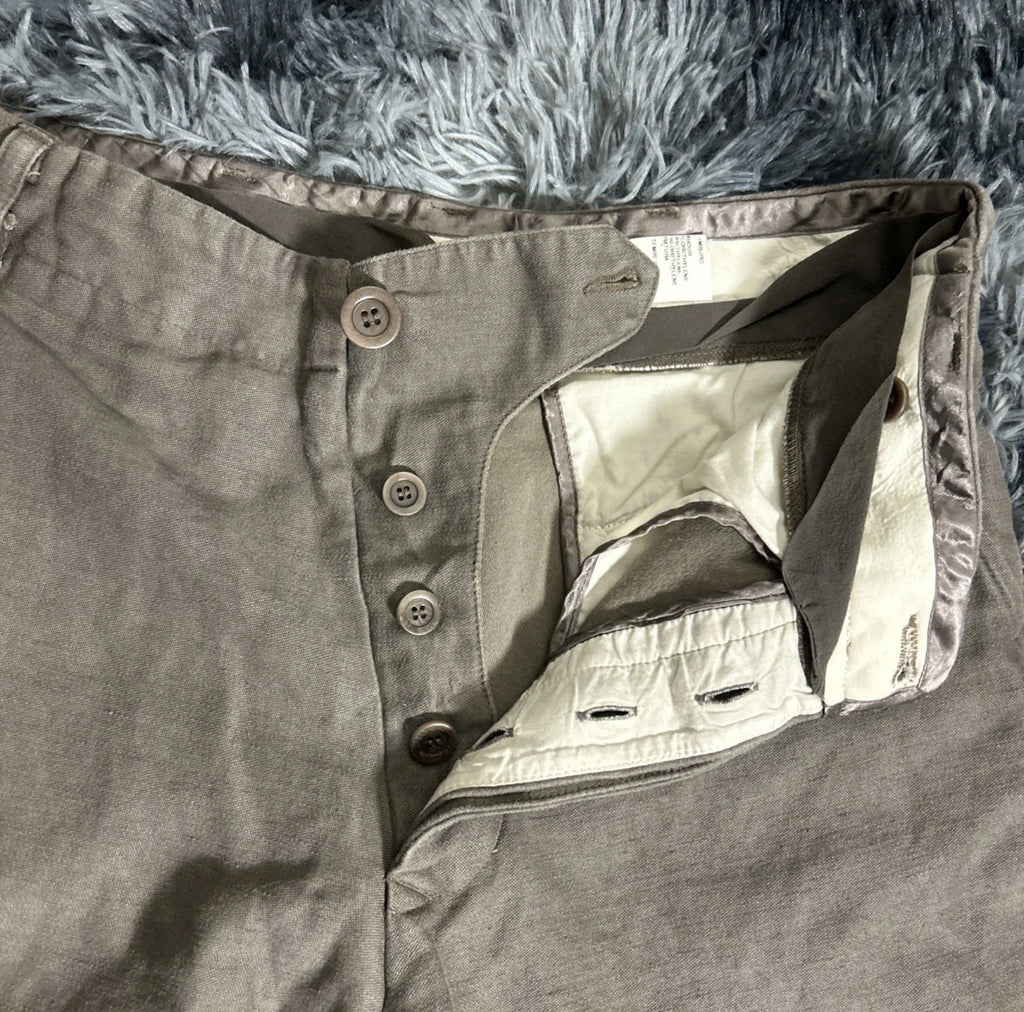 Rick Owens SS11 ‘Anthem’ Dust Canvas Shorts