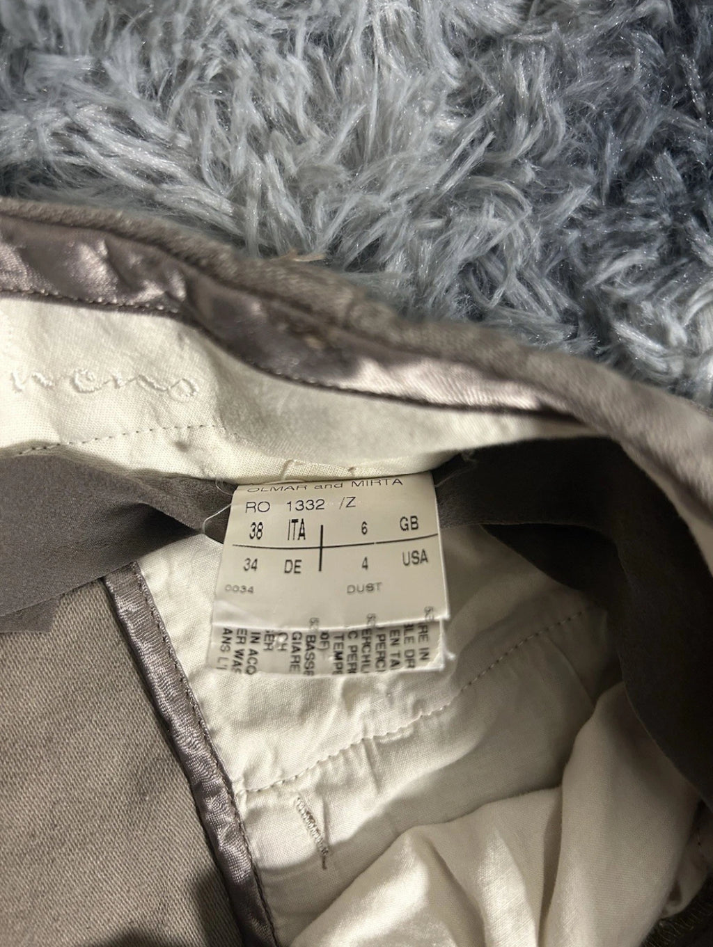 Rick Owens SS11 ‘Anthem’ Dust Canvas Shorts