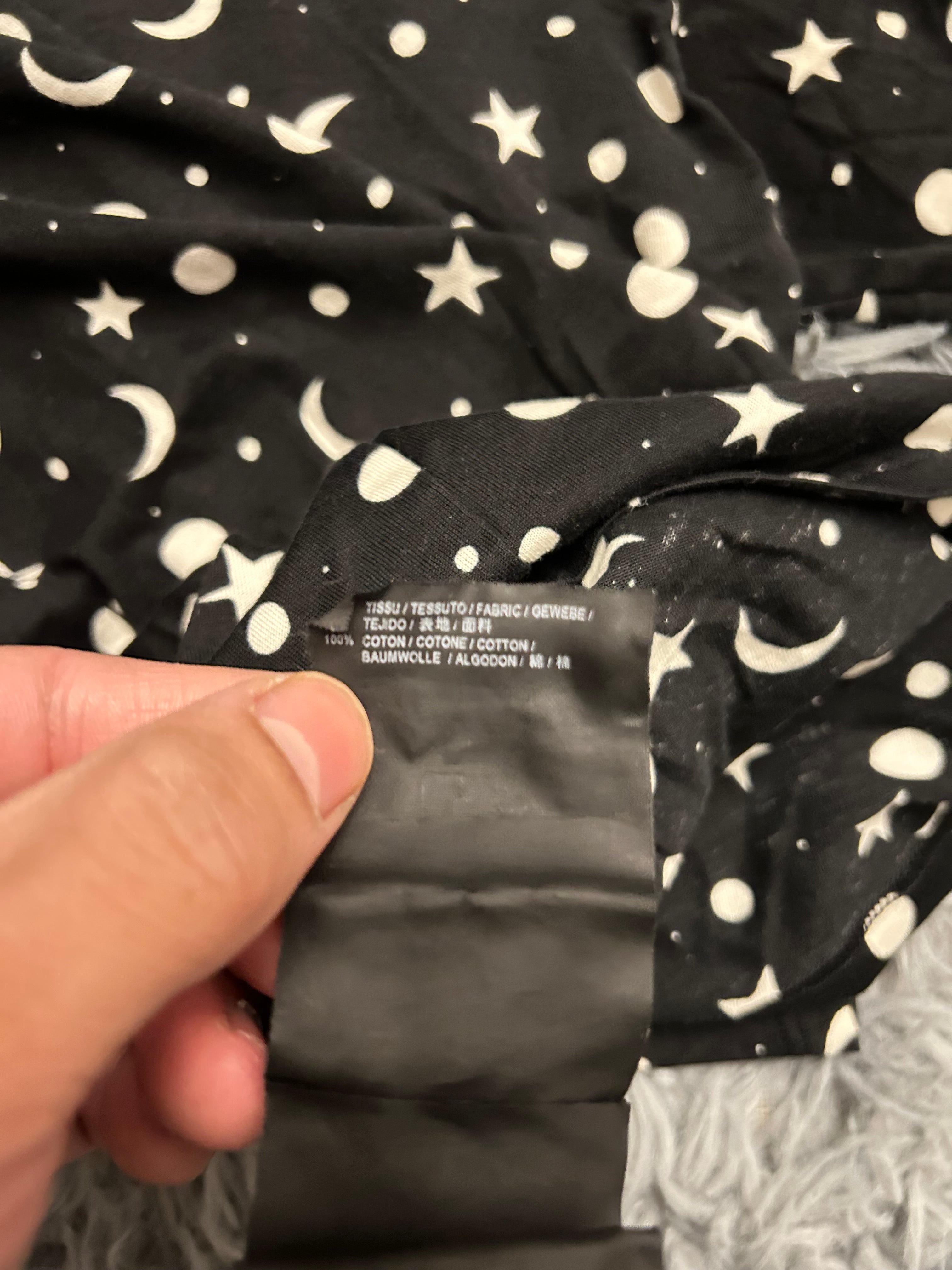 Saint Laurent Paris by Hedi Slimane SS16 Moon & Stars Tee Size XS