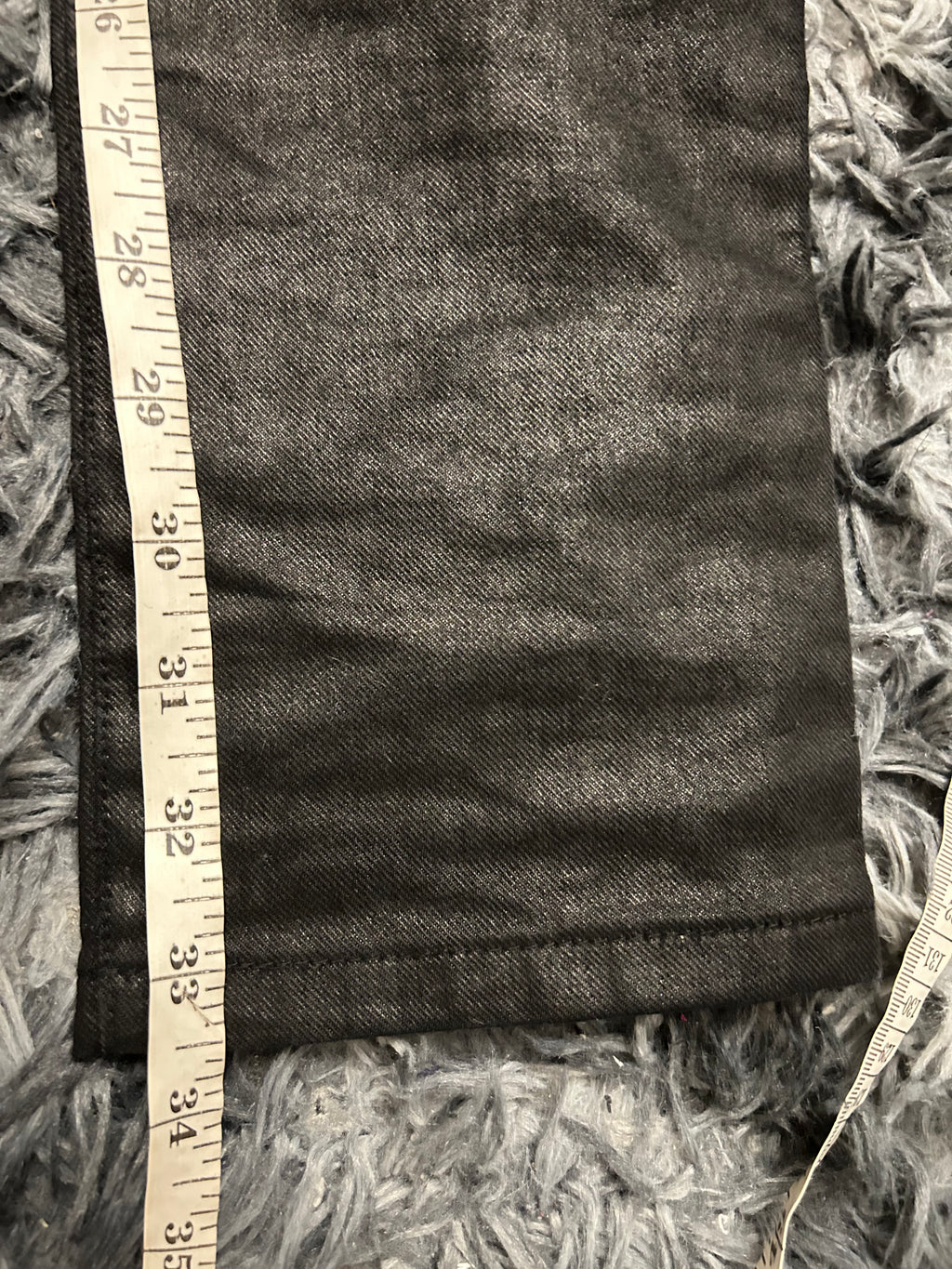 Dior Homme AW10 Waxed Black Denim
