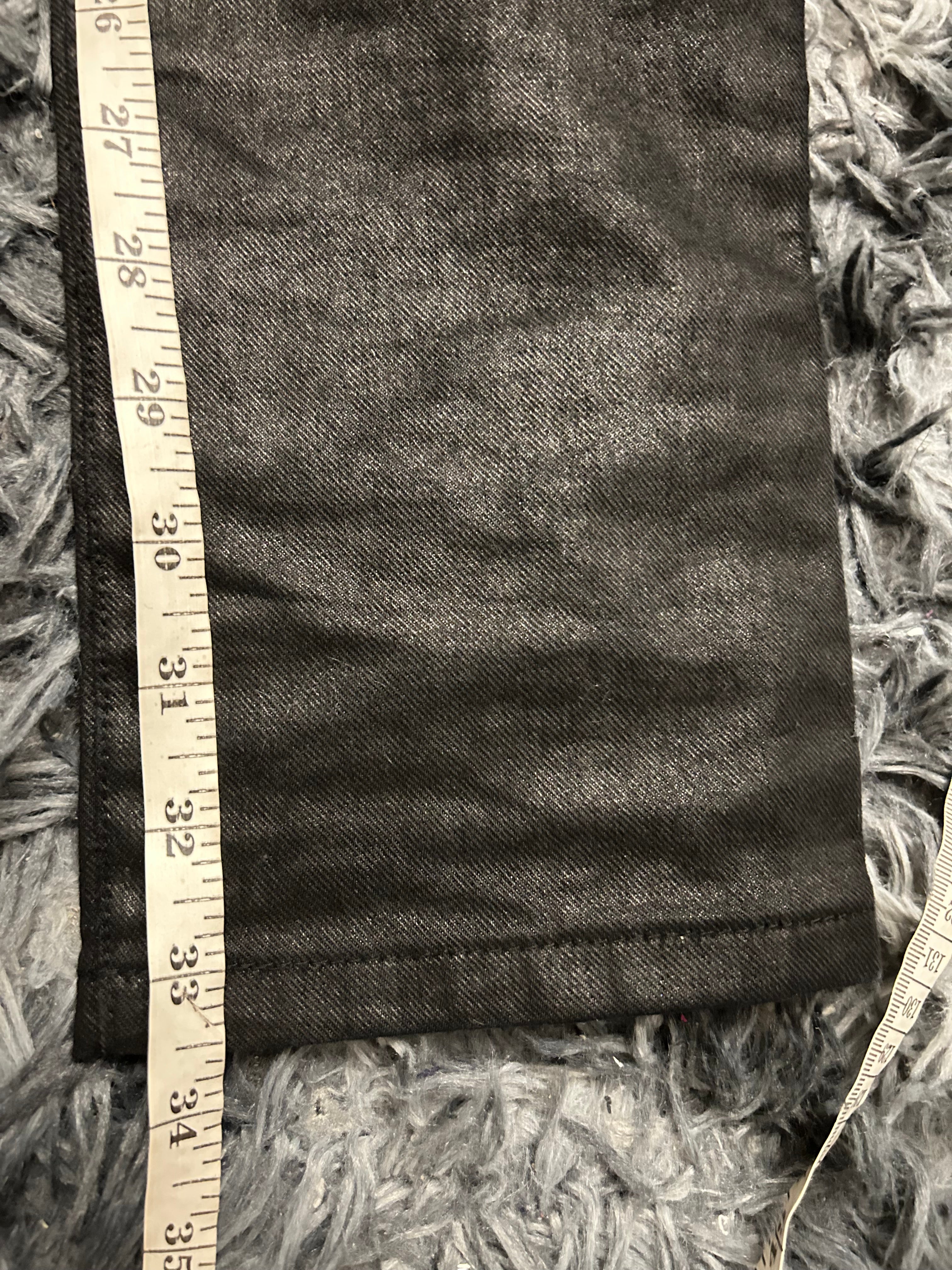 Dior Homme AW10 Waxed Black Denim