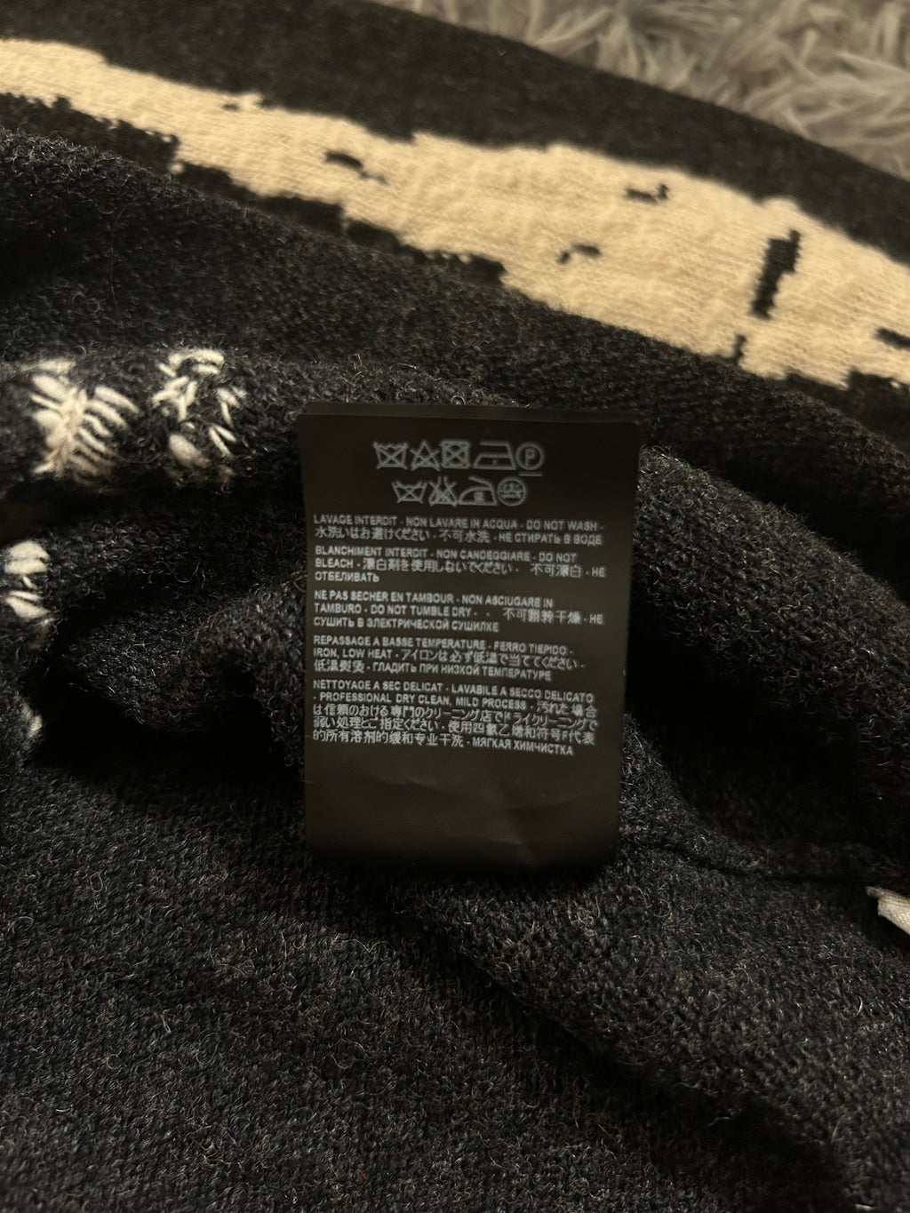 Saint Laurent FW18 ‘Skeleton’ Knit Sweater