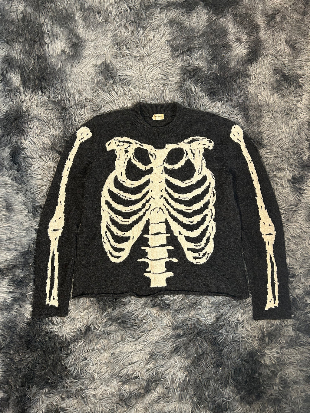 Saint Laurent FW18 ‘Skeleton’ Knit Sweater