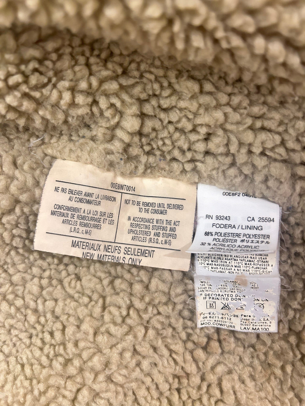 2003 Diesel x Devil May Cry 2 ‘Lucia’ Corduroy Jacket