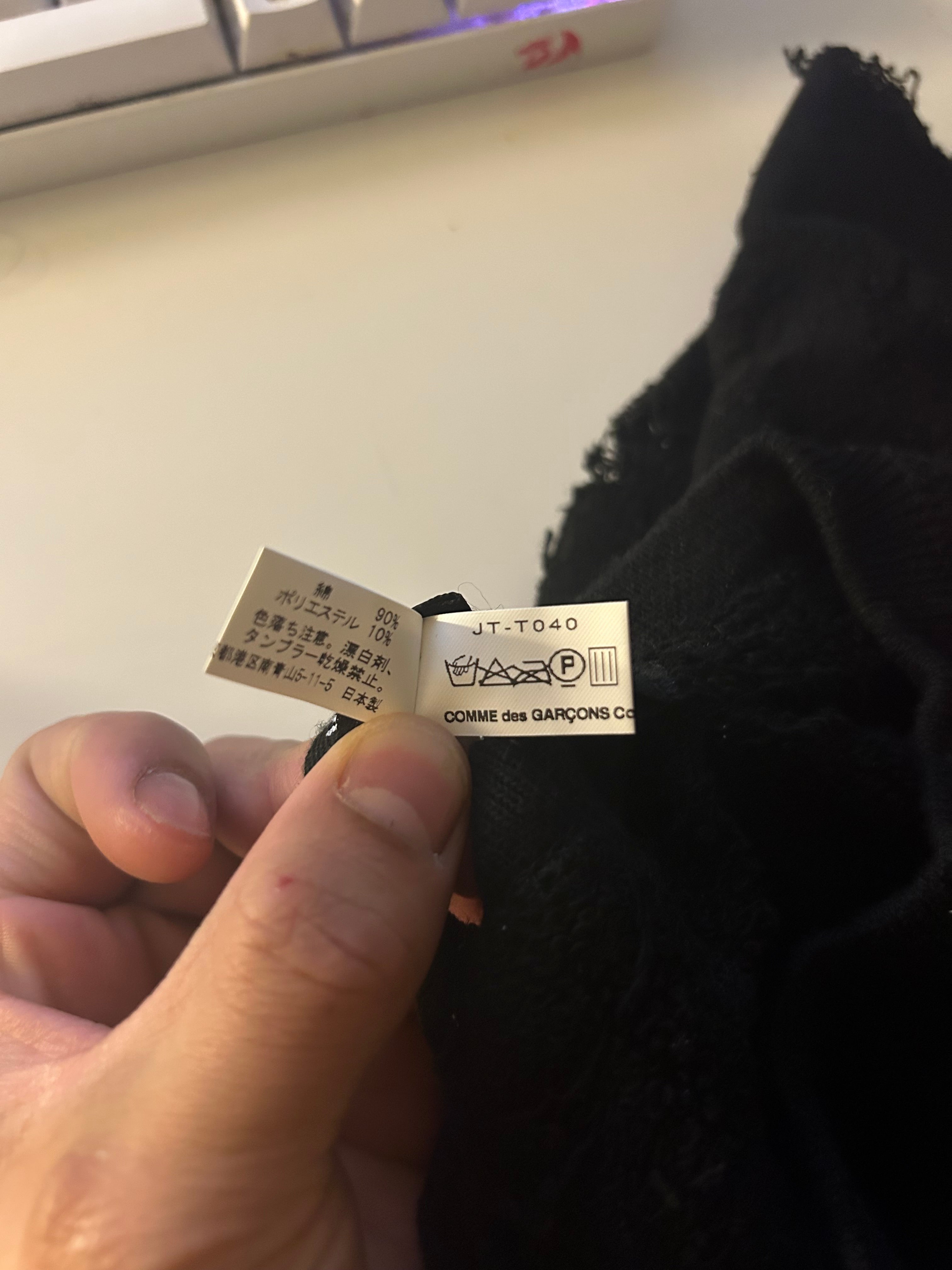 Junya Watanabe FW07 Distressed Grunge Knit Sweater Size Small