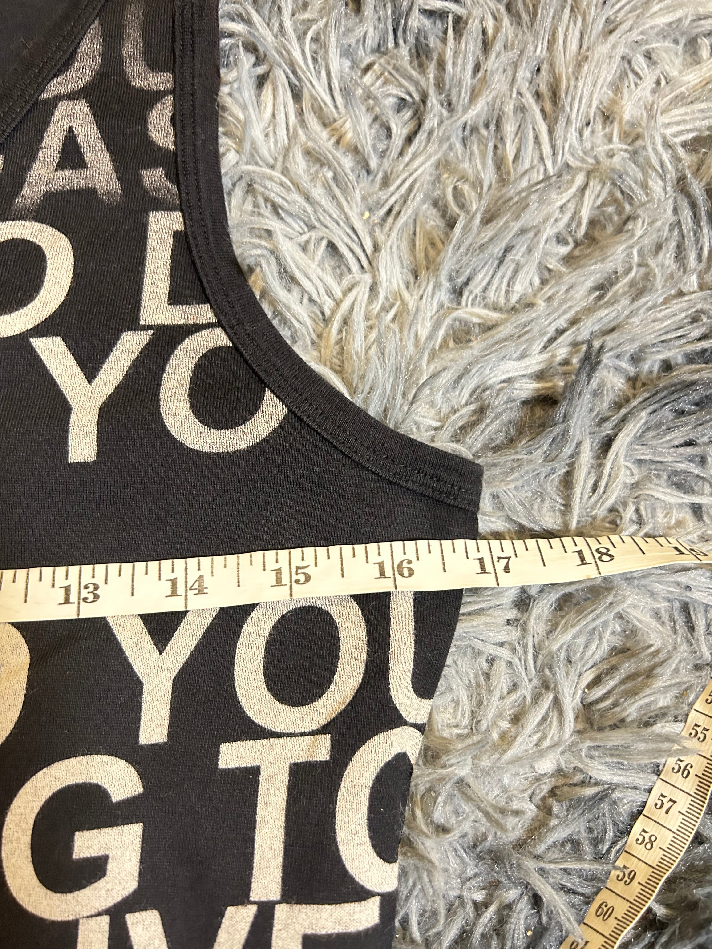 Vivienne Westwood 2010 ‘Too Fast To Live’ Typewriter Tank Top