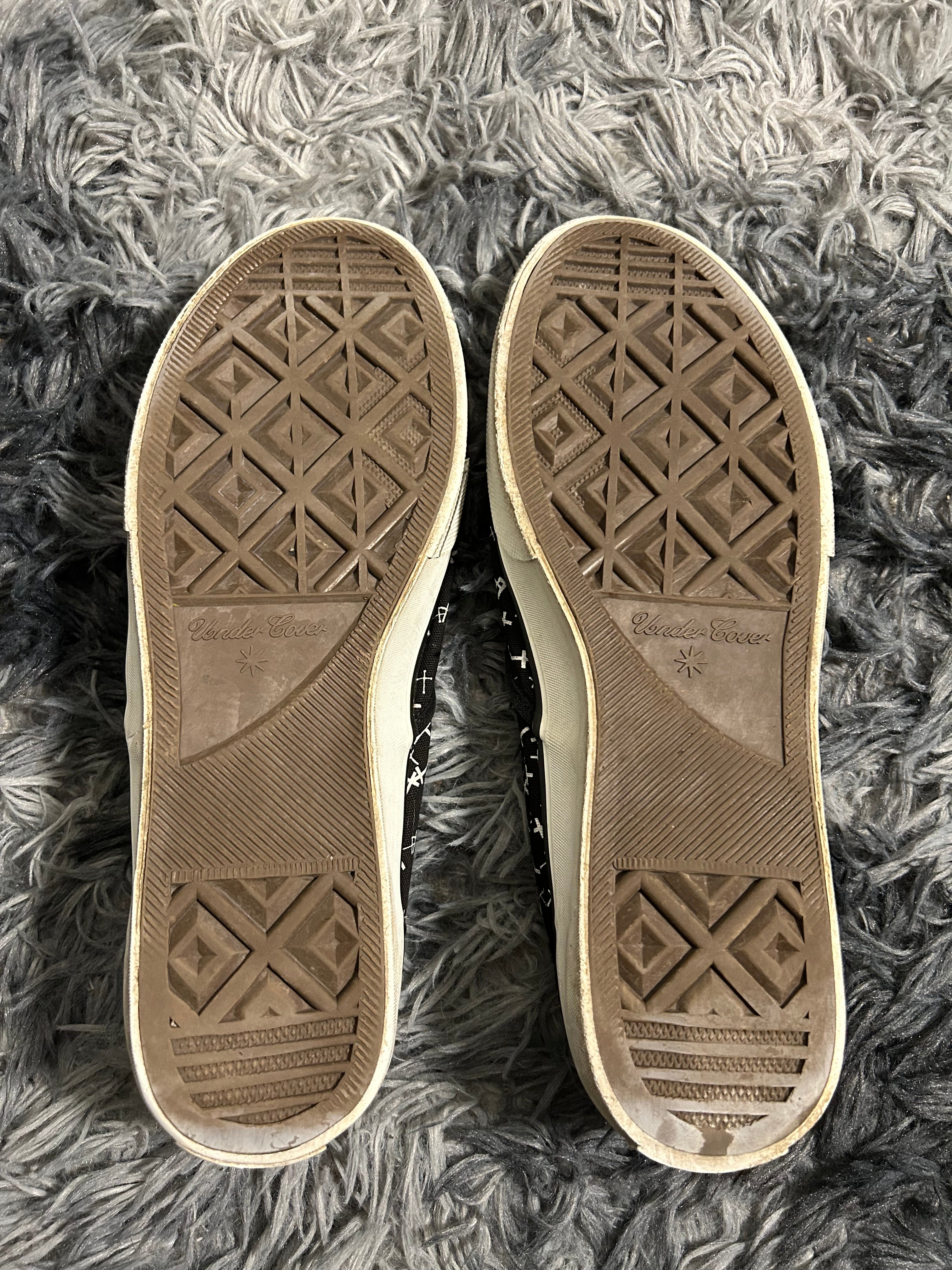 Undercover AW02 ‘Witches Cell Division’ Multi Cross Slip On Shoes Size 9.5 US