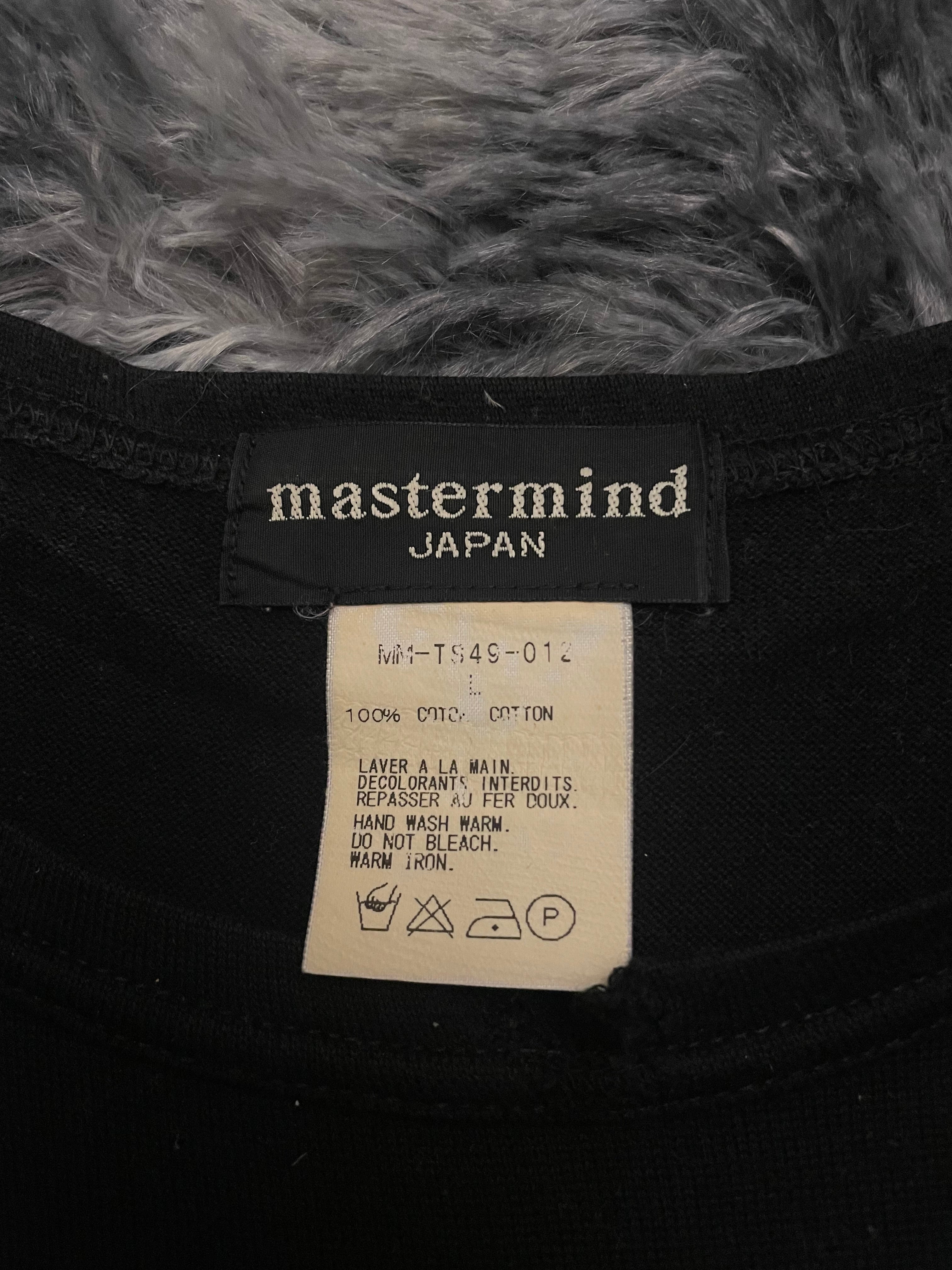 00’s Mastermind Japan ‘Best Wishes xxx’ Thrashed Glitter Tee