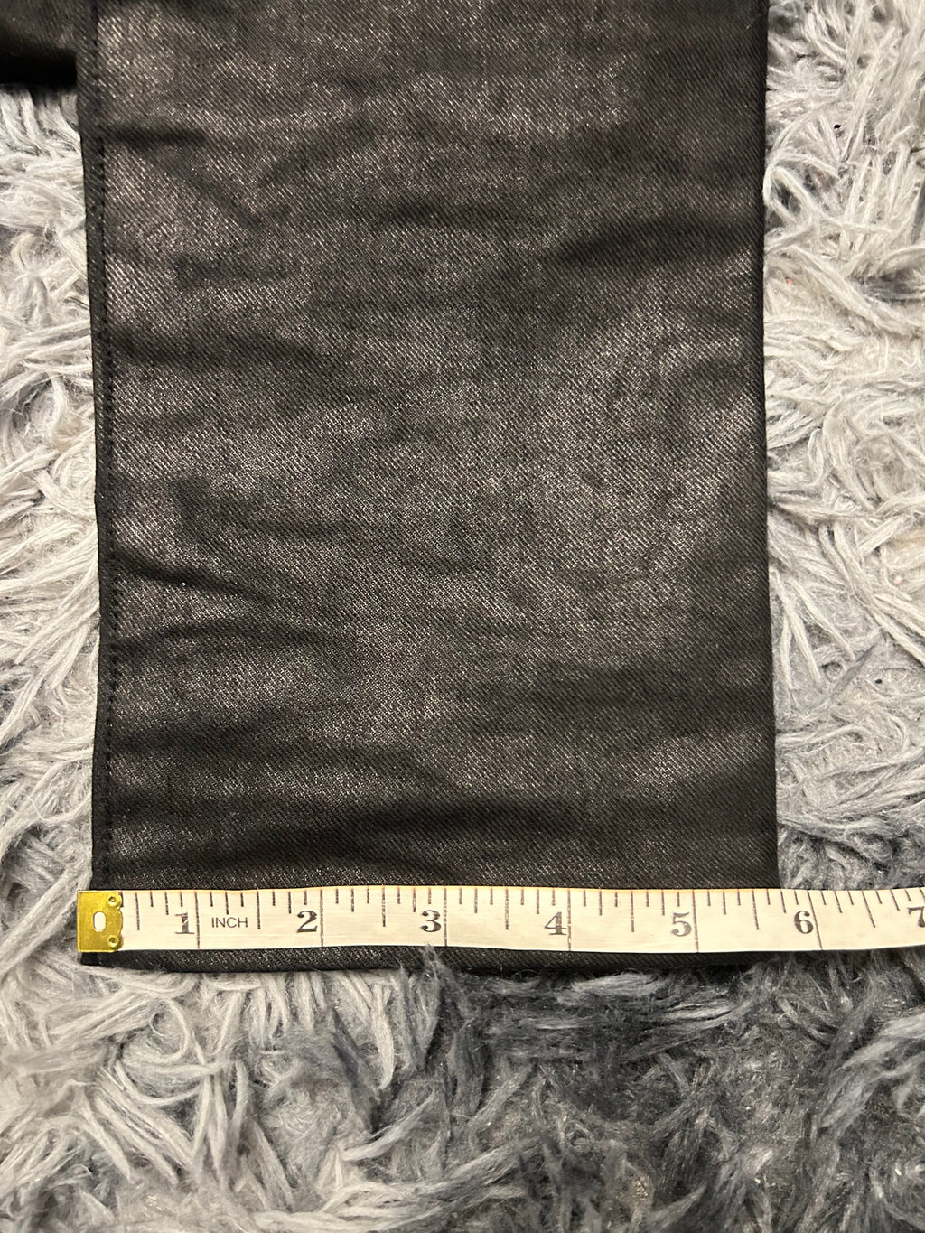Dior Homme AW10 Waxed Black Denim