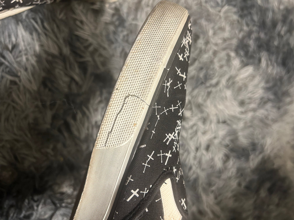 Undercover AW02 ‘Witches Cell Division’ Multi Cross Slip On Shoes Size 9.5 US