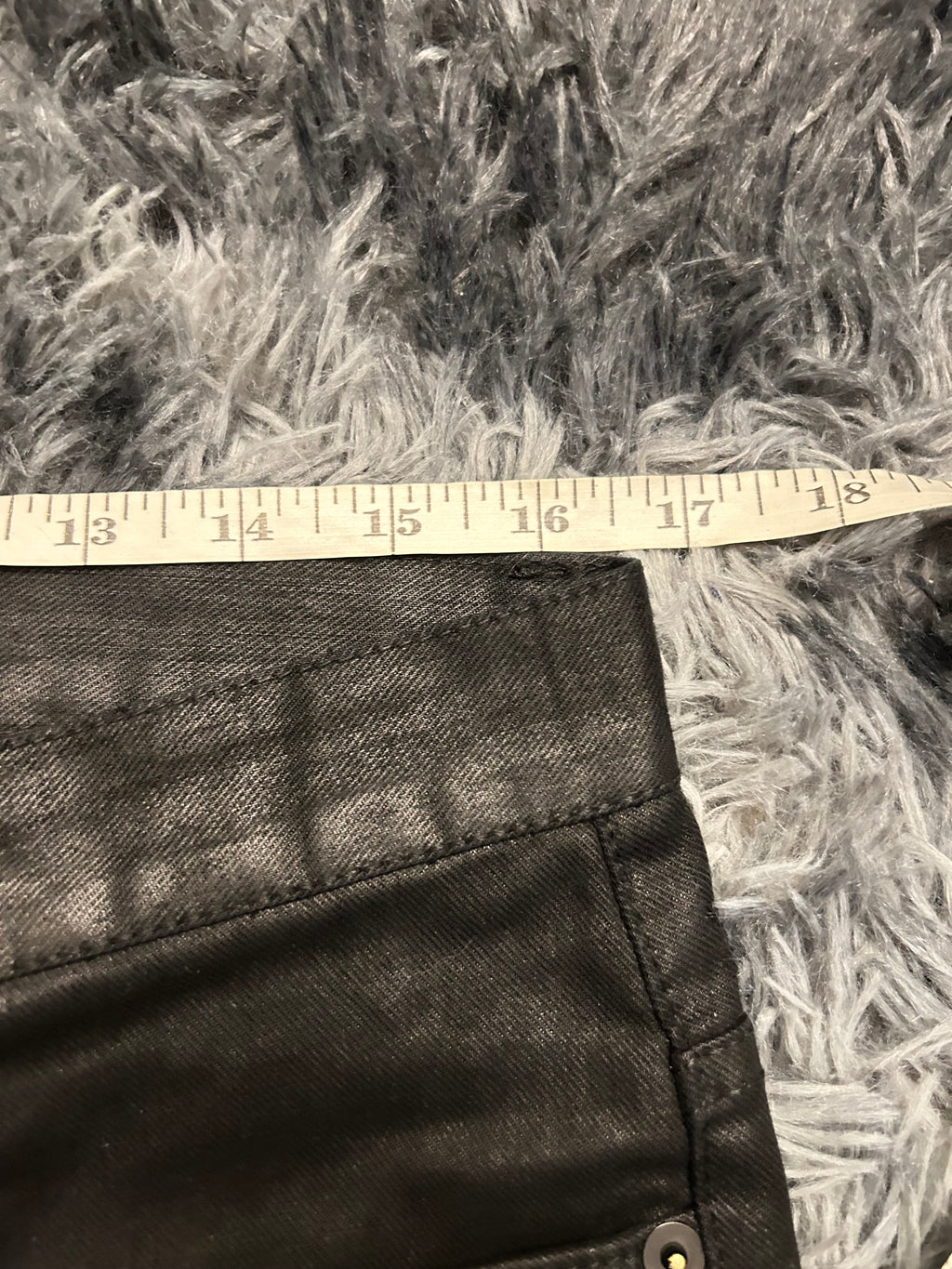 Dior Homme AW10 Waxed Black Denim