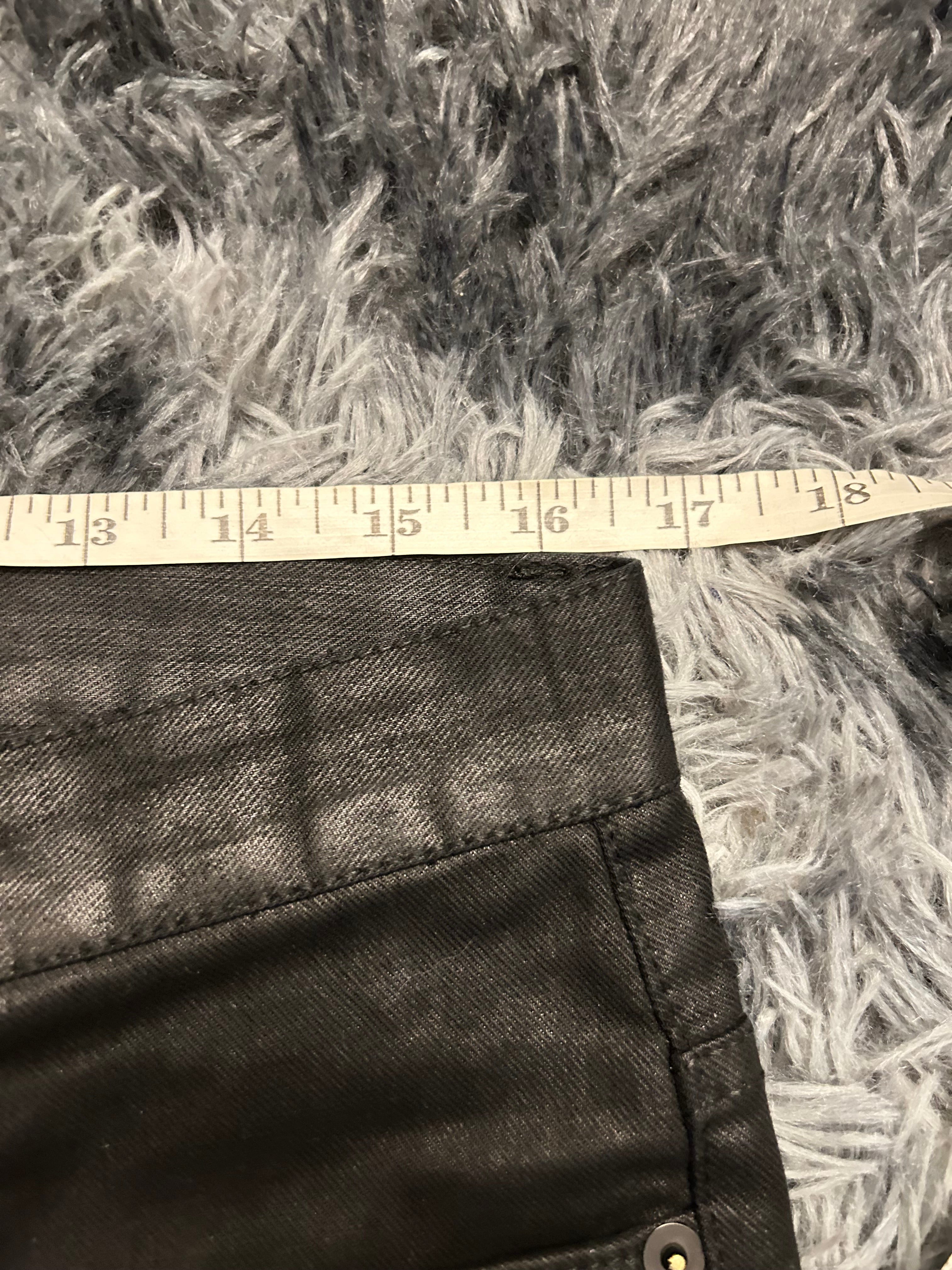Dior Homme AW10 Waxed Black Denim